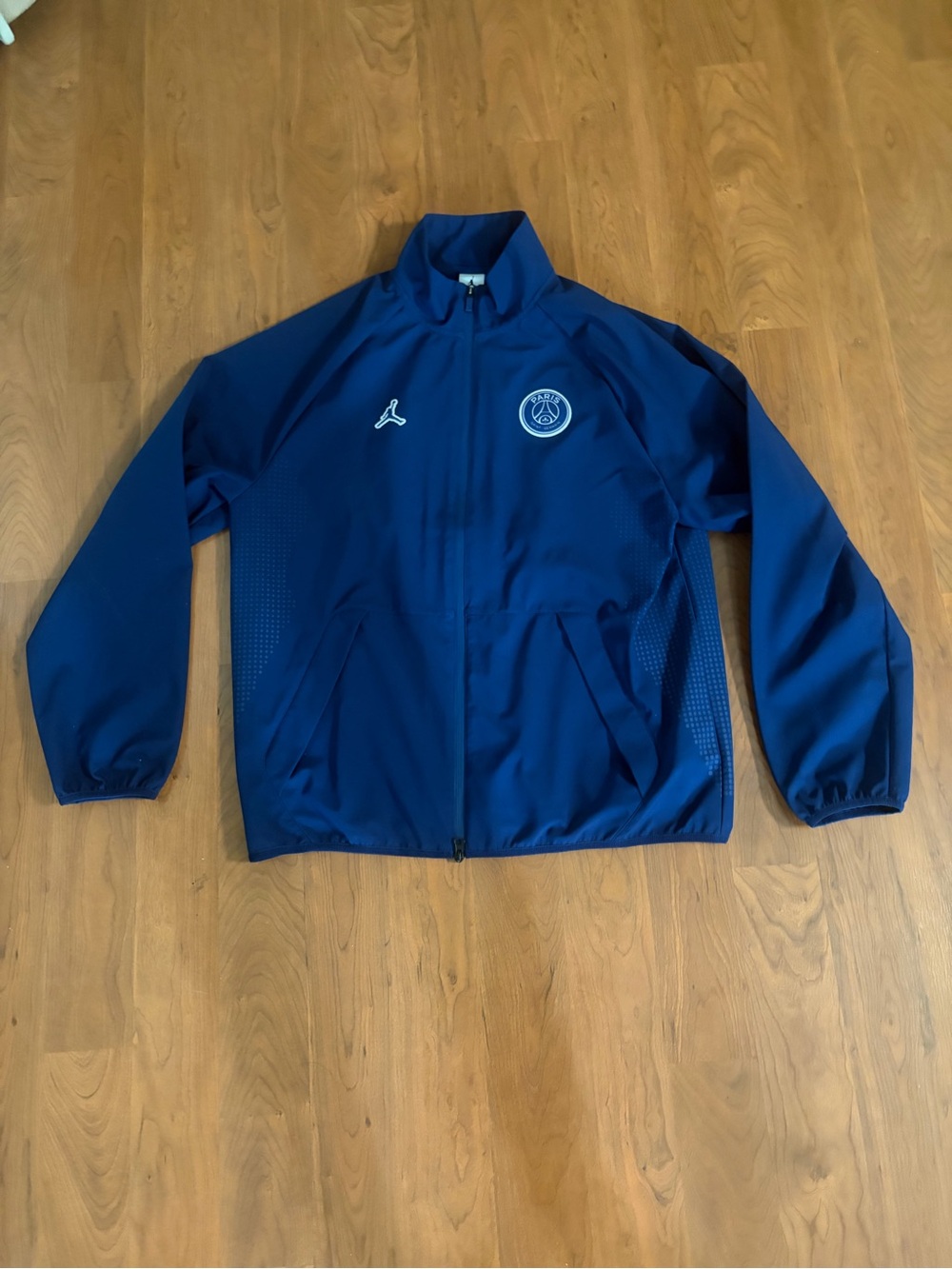 Jordan Men's Navy Blue Full-Zip Track Jacket